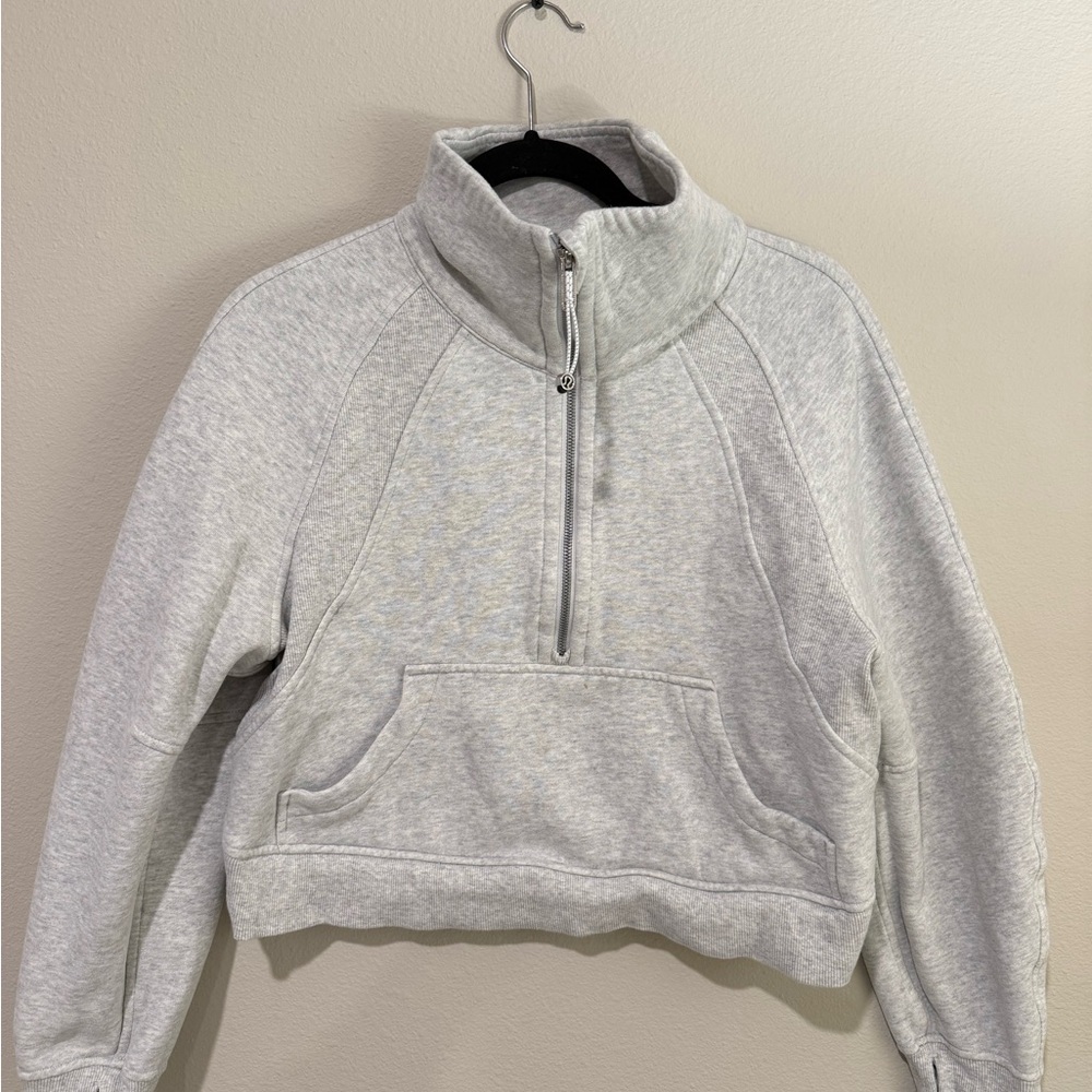 lululemon athletica Light Gray Women's Cowl Neck Sweater